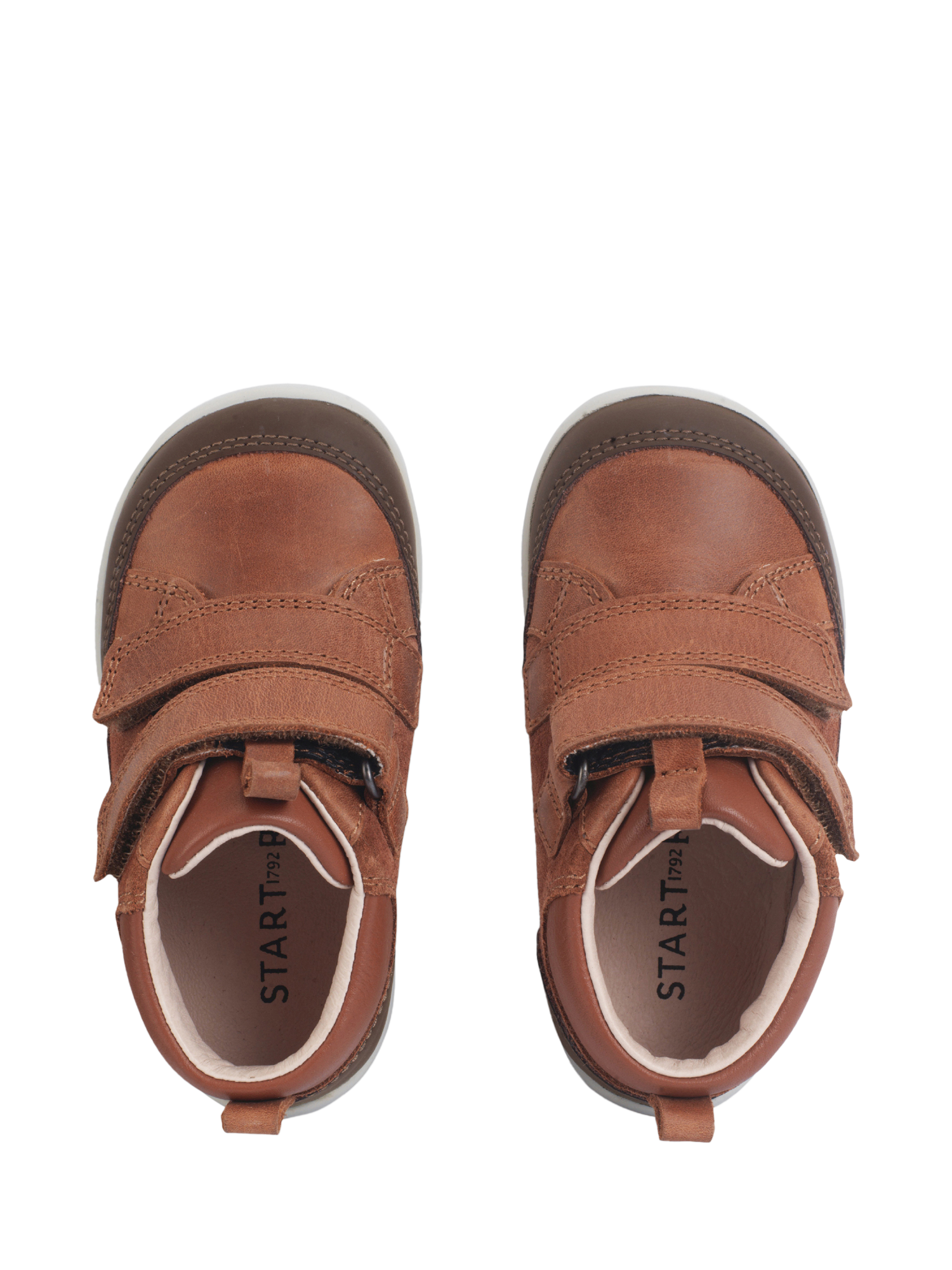 Product image 2 of 6, which shows Start-Rite Kids' Rove Boots, Tan Leather/Suede, 8 F Jnr