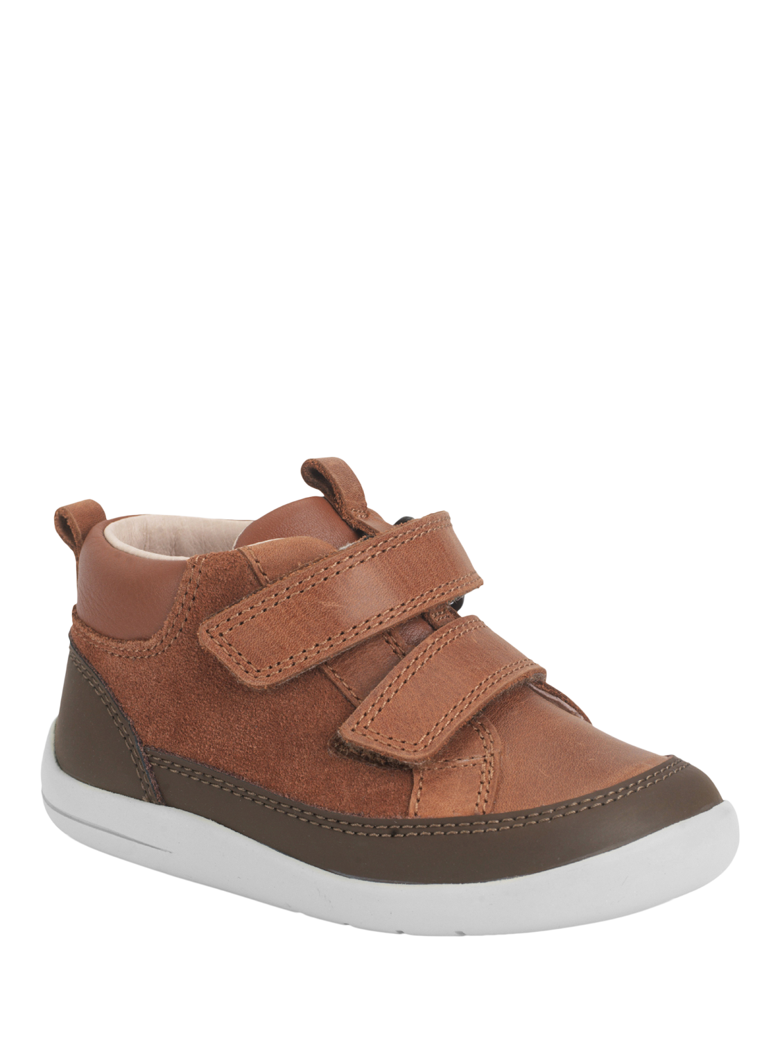 Product image 3 of 6, which shows Start-Rite Kids' Rove Boots, Tan Leather/Suede, 8 F Jnr