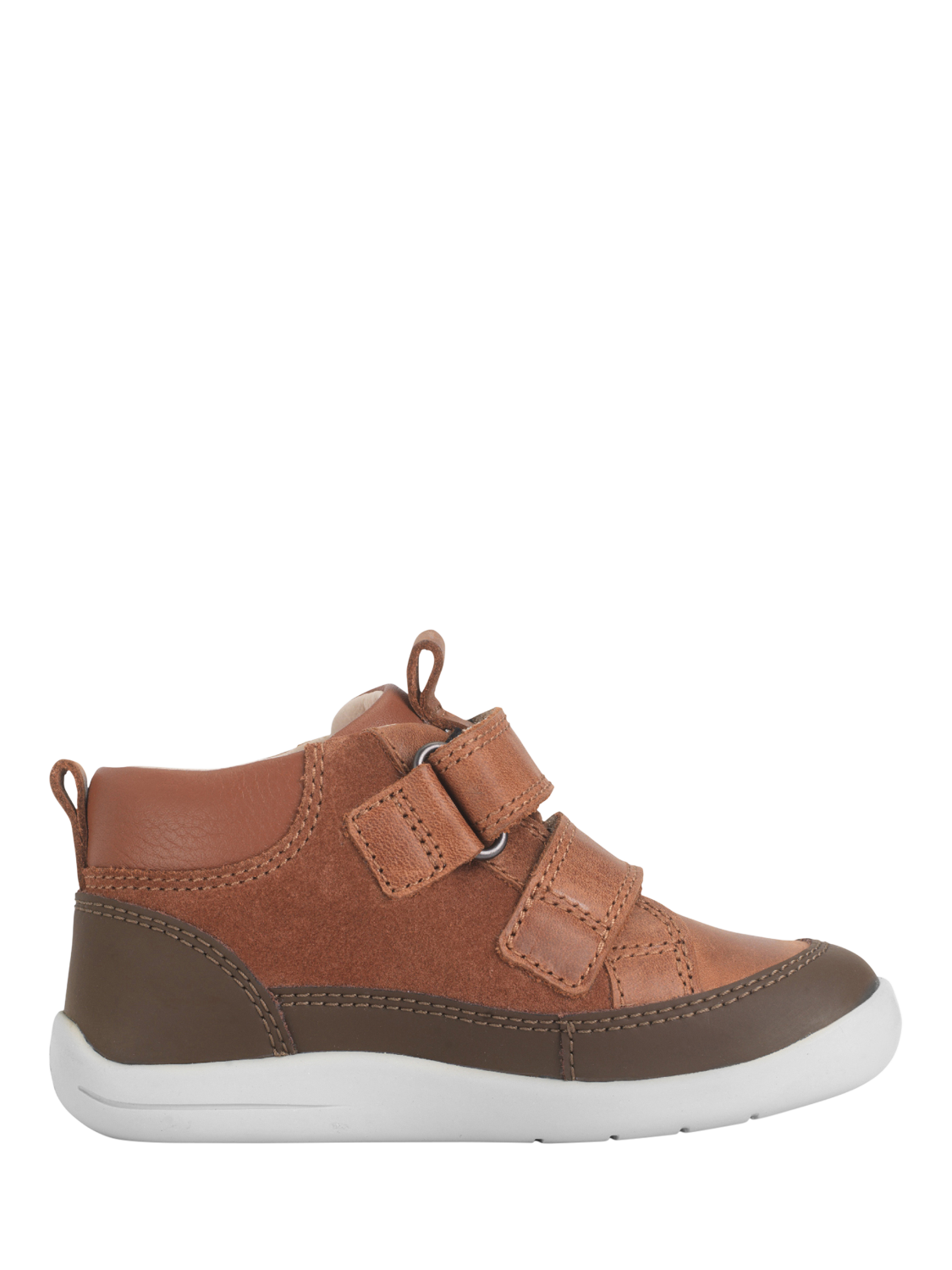Product image 4 of 6, which shows Start-Rite Kids' Rove Boots, Tan Leather/Suede, 8 F Jnr
