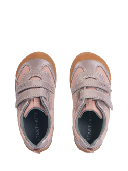 Start-Rite Kids' Tickle Star Trainers, Pink/Blush Leather - view 2, Pink/Blush Leather