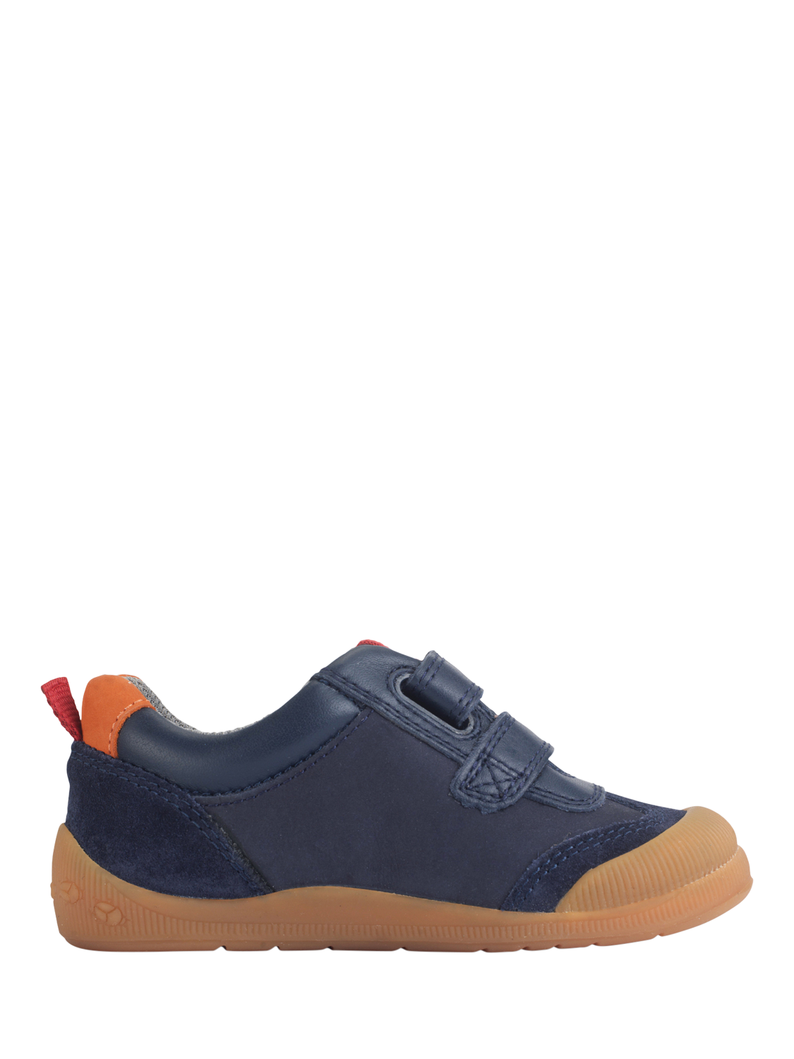 Product image 4 of 6, which shows Start-Rite Kids' Tickle Star Trainers, Navy/Multi Leather, 4 F Jnr