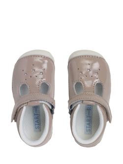 Start-Rite Kids' Tumble Leather Shoes, Taupe Patent - view 2, Taupe Patent