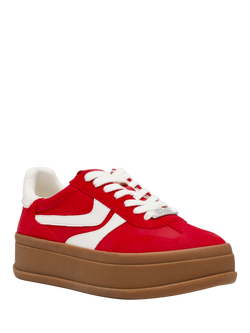 Steve Madden Off-Track Trainers - view 2, Red/Multi