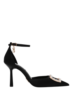 Steve Madden Accession Slingback Satin Heels, Black