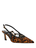 Steve Madden Liana Leopard Print Slingback Heels