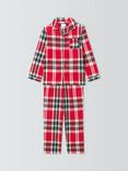 John Lewis Kids' Family Check Pyjamas, Red