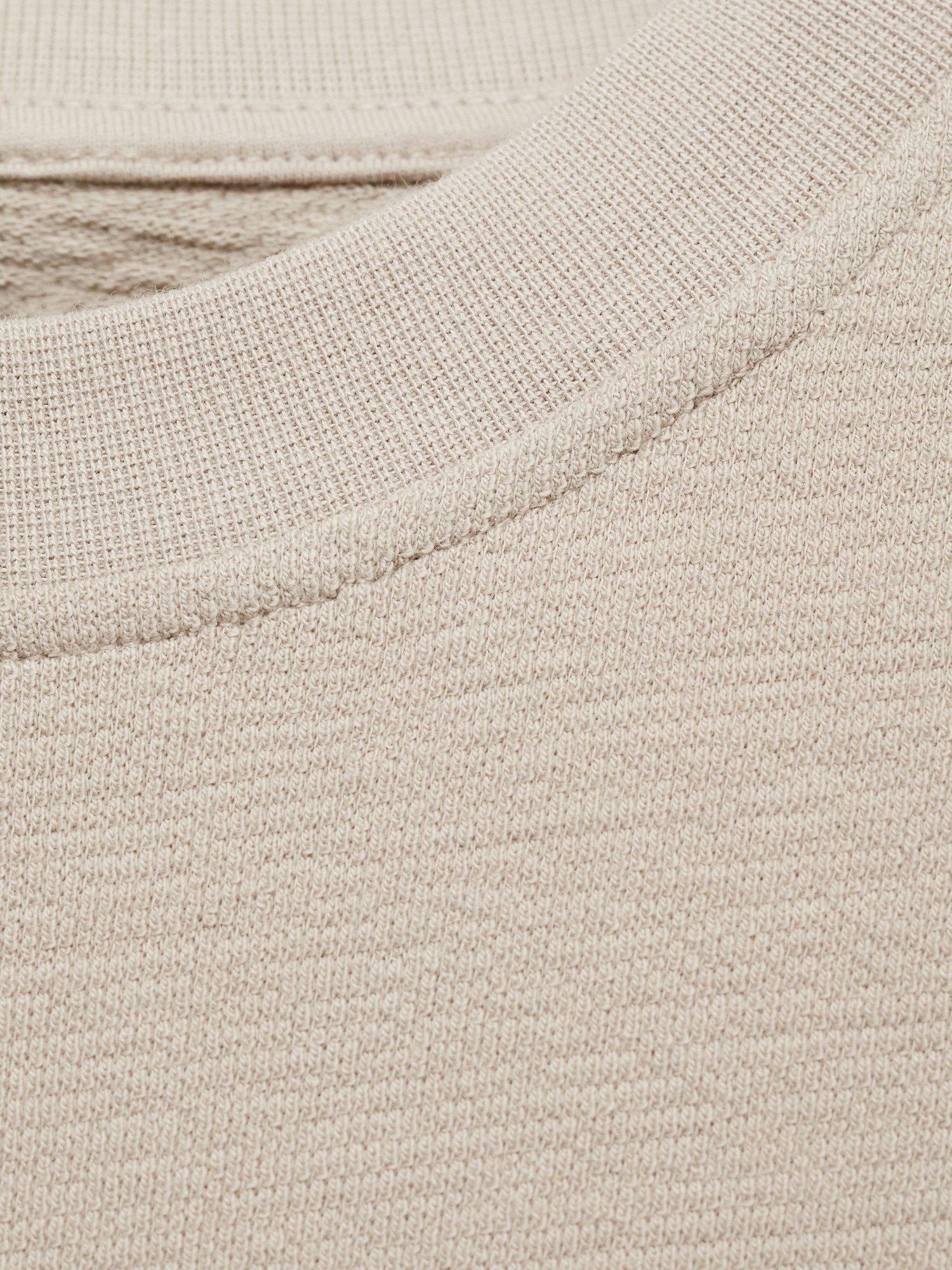 Product image 8 of 8, which shows Mango Roland Cotton T-Shirt, Beige, XS