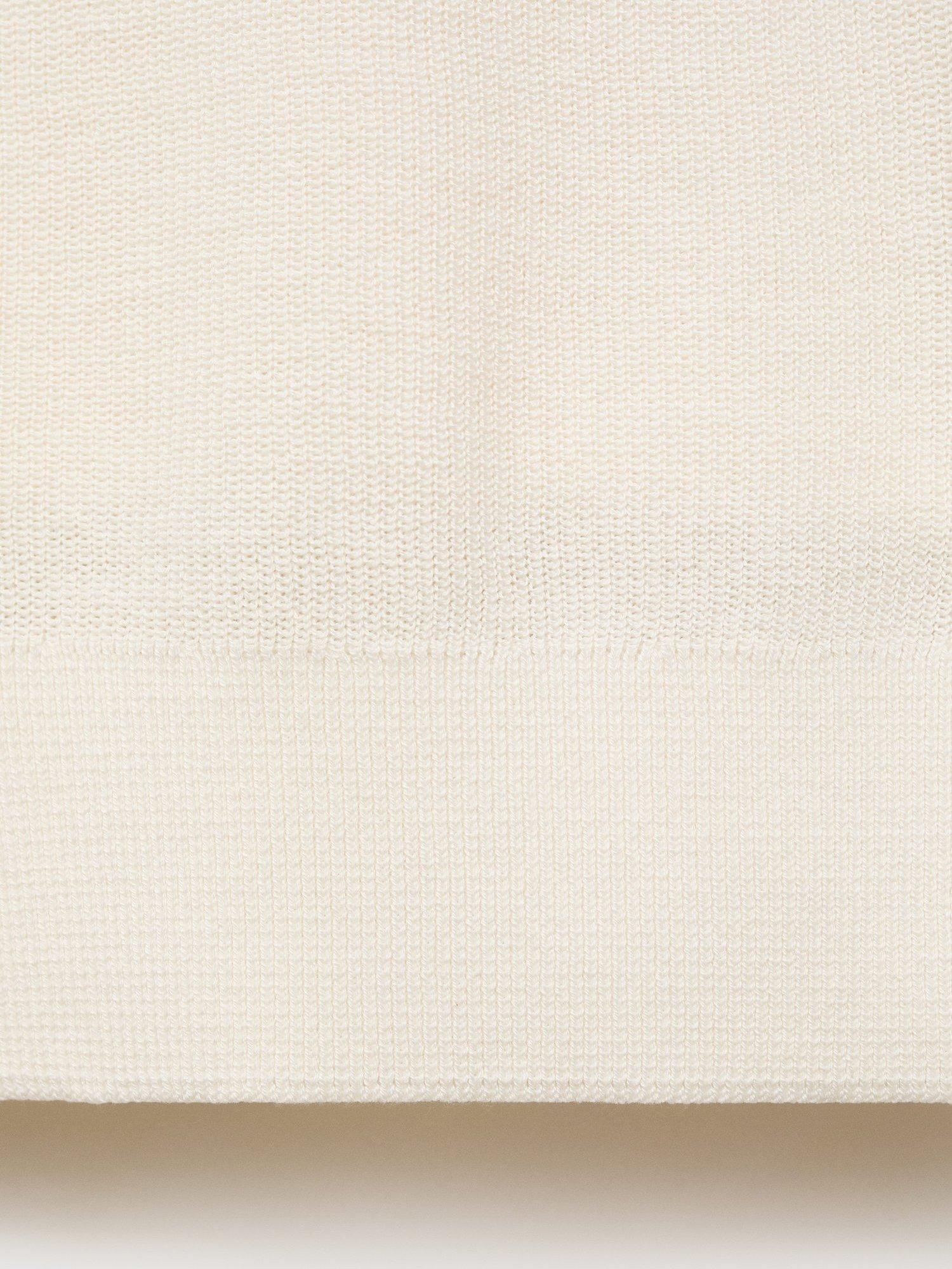 Product image 5 of 9, which shows Mango Lino T-Shirt, Cream, XXL