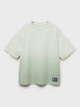 Mango Kids' Dip Dye Tee, Green