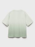 Mango Kids' Dip Dye Tee, Green