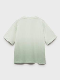 Mango Kids' Dip Dye Tee, Green - view 2, Green