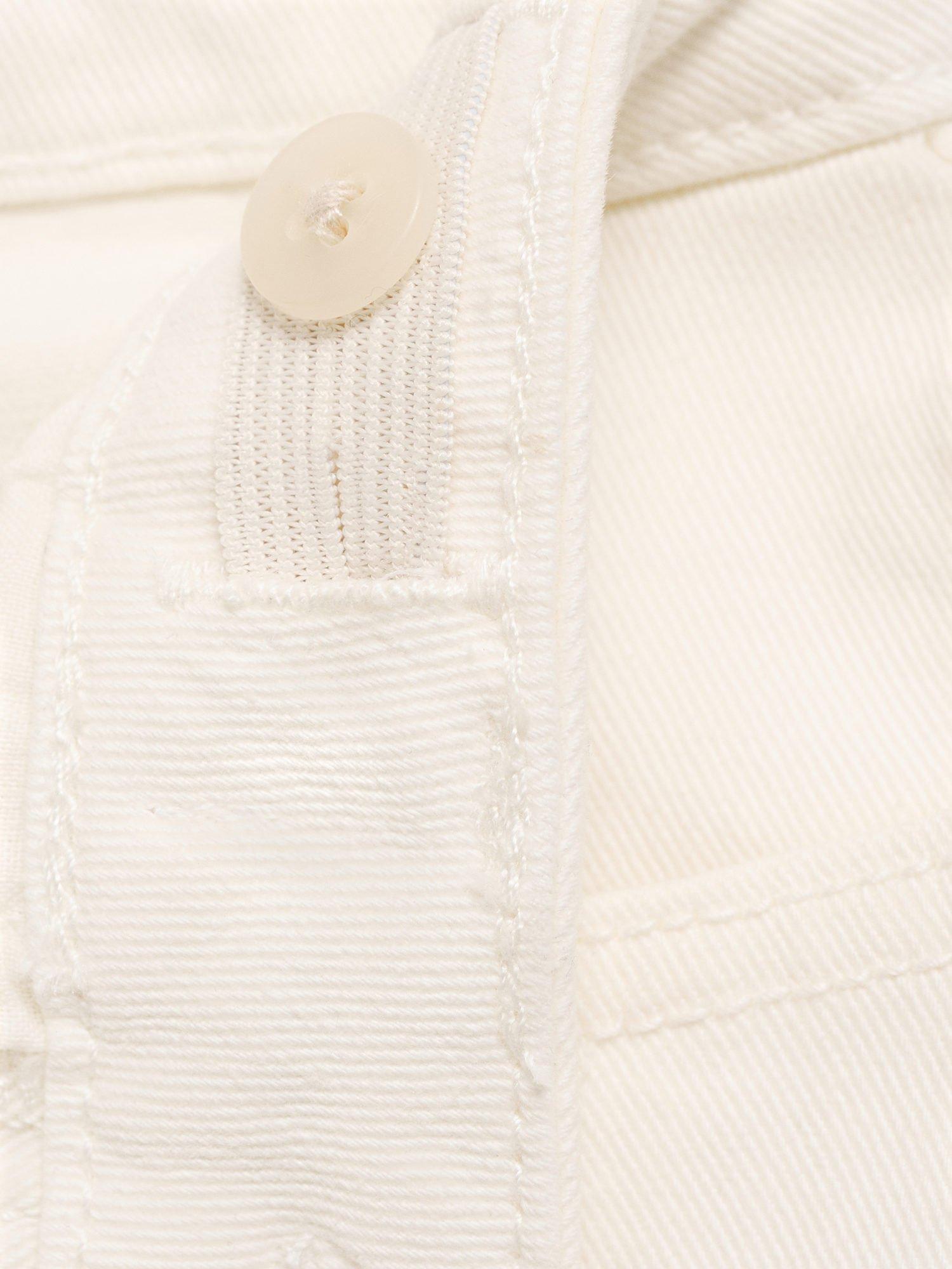 Product image 5 of 7, which shows Mango Kids' Danbury Denim Cargo Skirt, Light Beige, 13-14 years