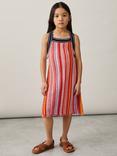 Reiss Kids' Amira Striped Knit Dress, Multi