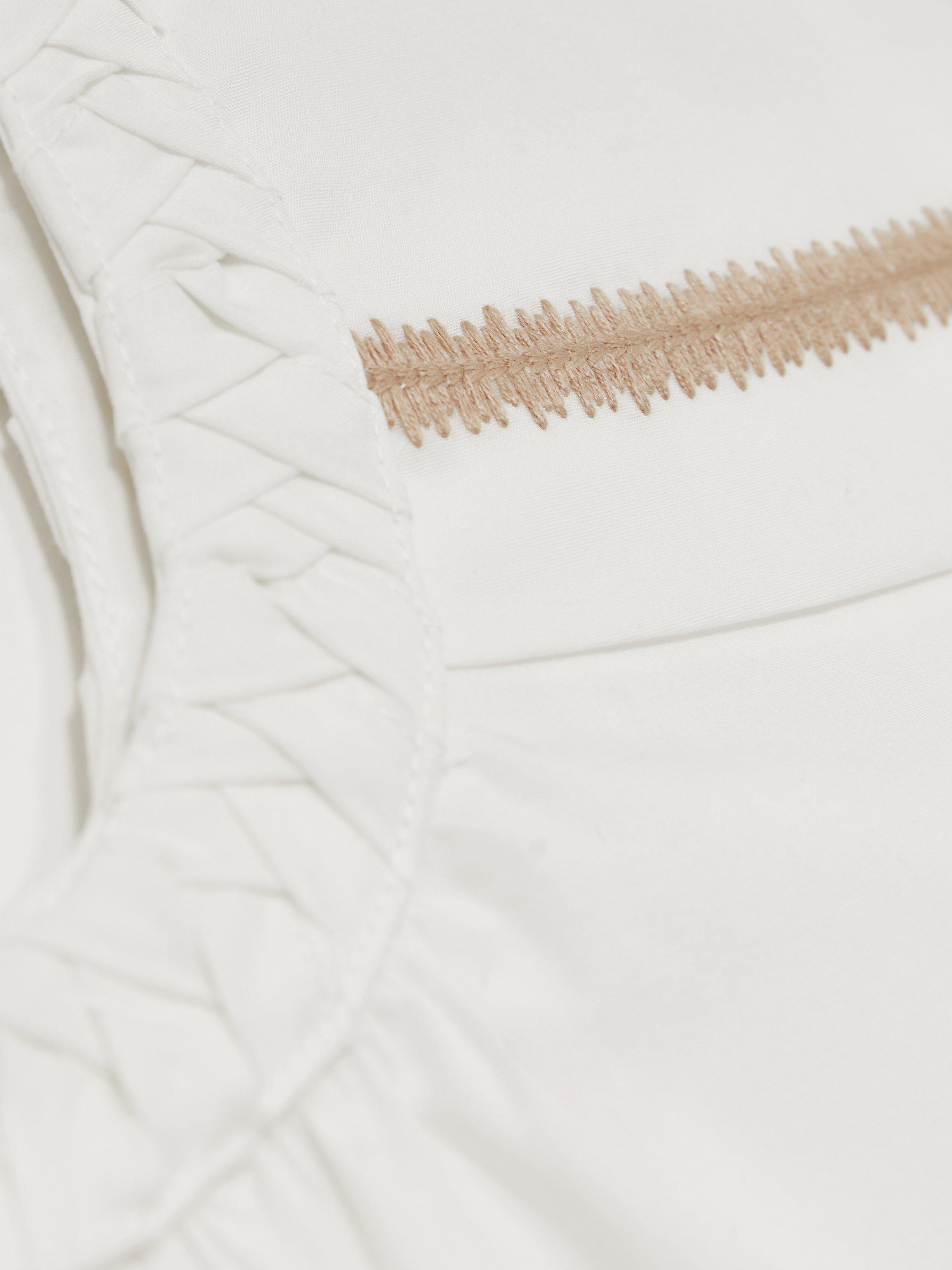 Product image 4 of 4, which shows Reiss Kids' Rosie Cotton Embroidered Dress, Ivory, 5-6 years