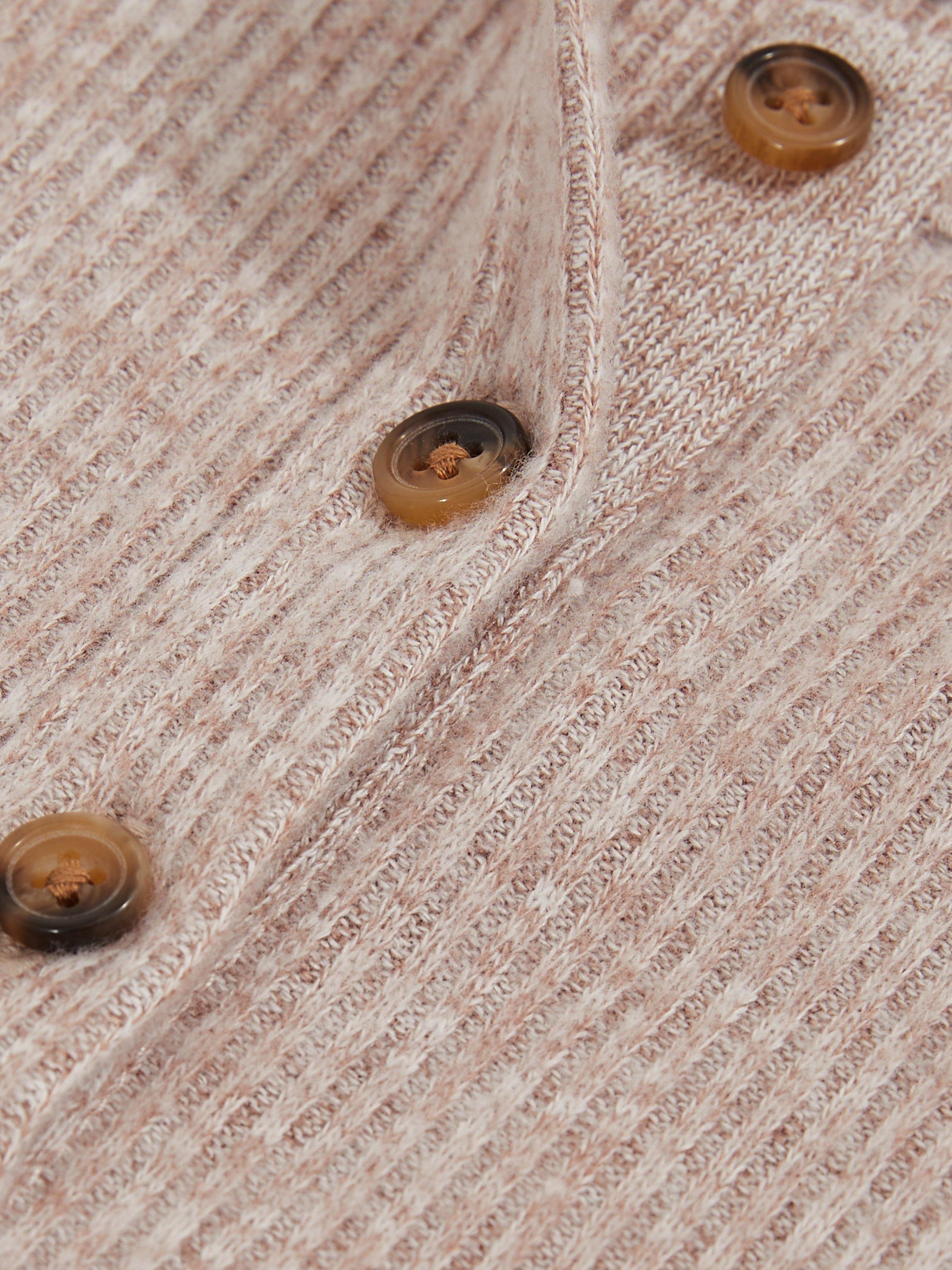 Product image 4 of 4, which shows Reiss Kids' Erin Ribbed Vest Top, Mink, 4-5 years