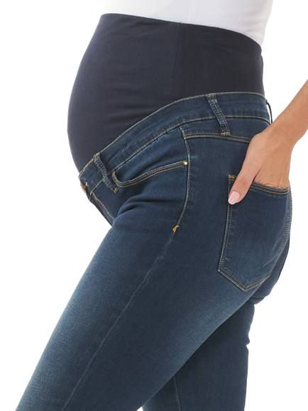 Ripe Rebel Maternity Jeggings, Indigo - view 2, Indigo