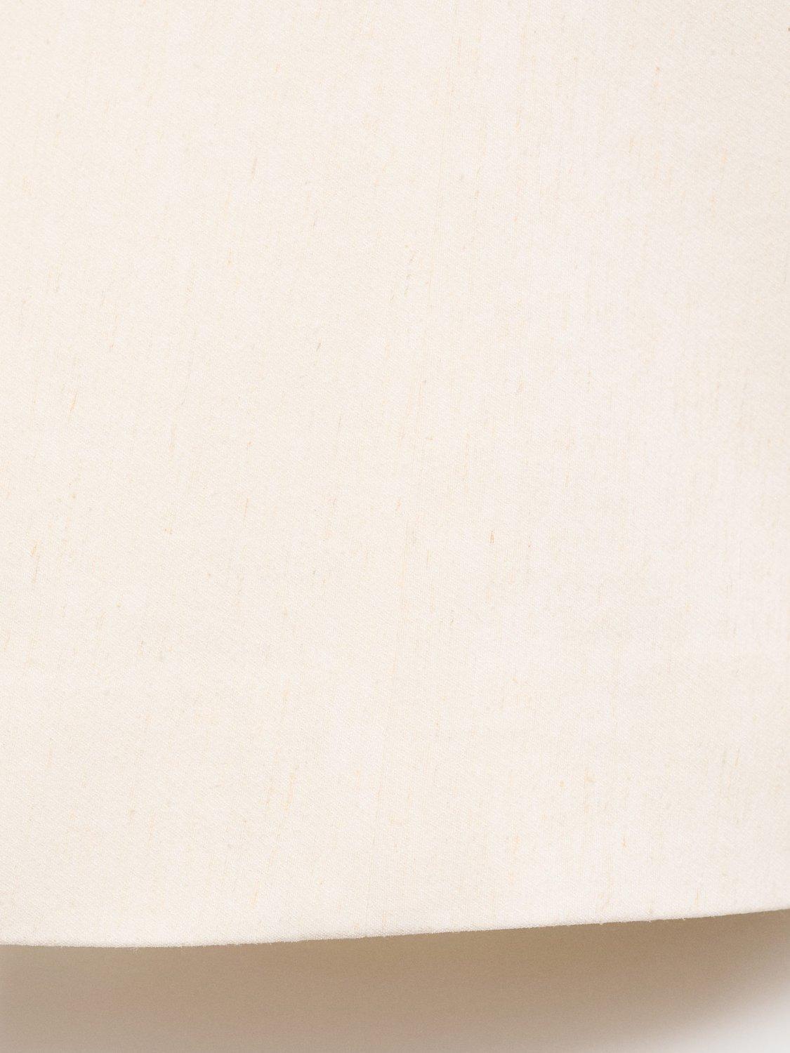 Product image 5 of 7, which shows Mango Ana Sleeveless Tie Front Top, Light Beige, S