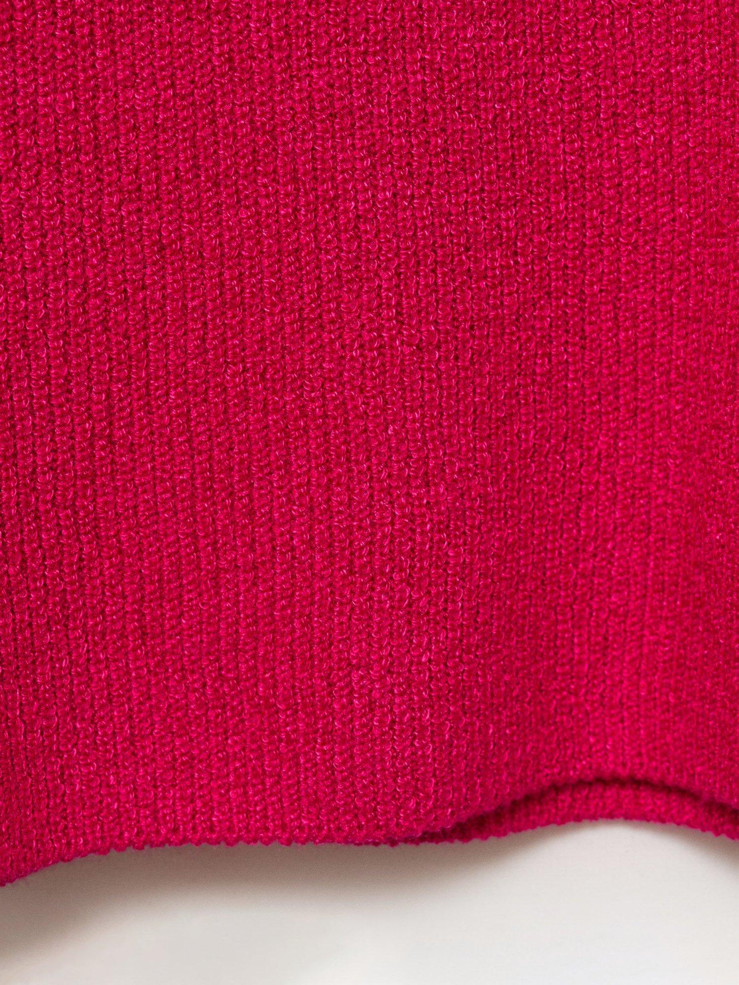 Product image 5 of 8, which shows Mango Benedit Fine Knit Sleeveless Top, Bright Pink, 8|10
