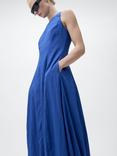 Mango Pumpkin A-Line Sleeveless Midi Dress