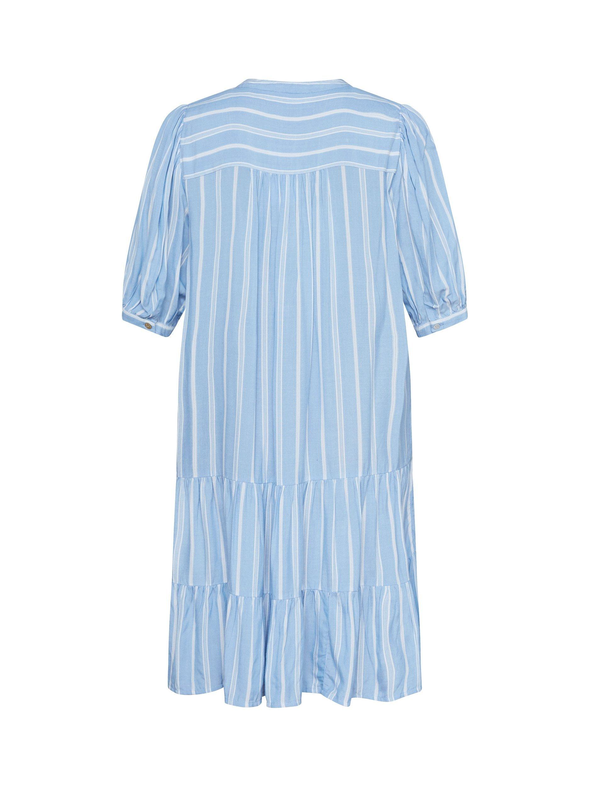 Product image 4 of 4, which shows Sisters Point Ibon Stripe Tiered Dress, Multi, XS