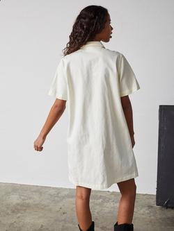 Sisters Point Elsana Broderie Anglasie Shirt Dress, Cream - view 2, Cream