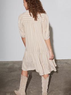 Sisters Point Ibon Stripe Tiered Dress, Natural/Multi - view 2, Natural/Multi