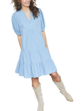 Sisters Point Inusa Tiered Dress, Mid Blue