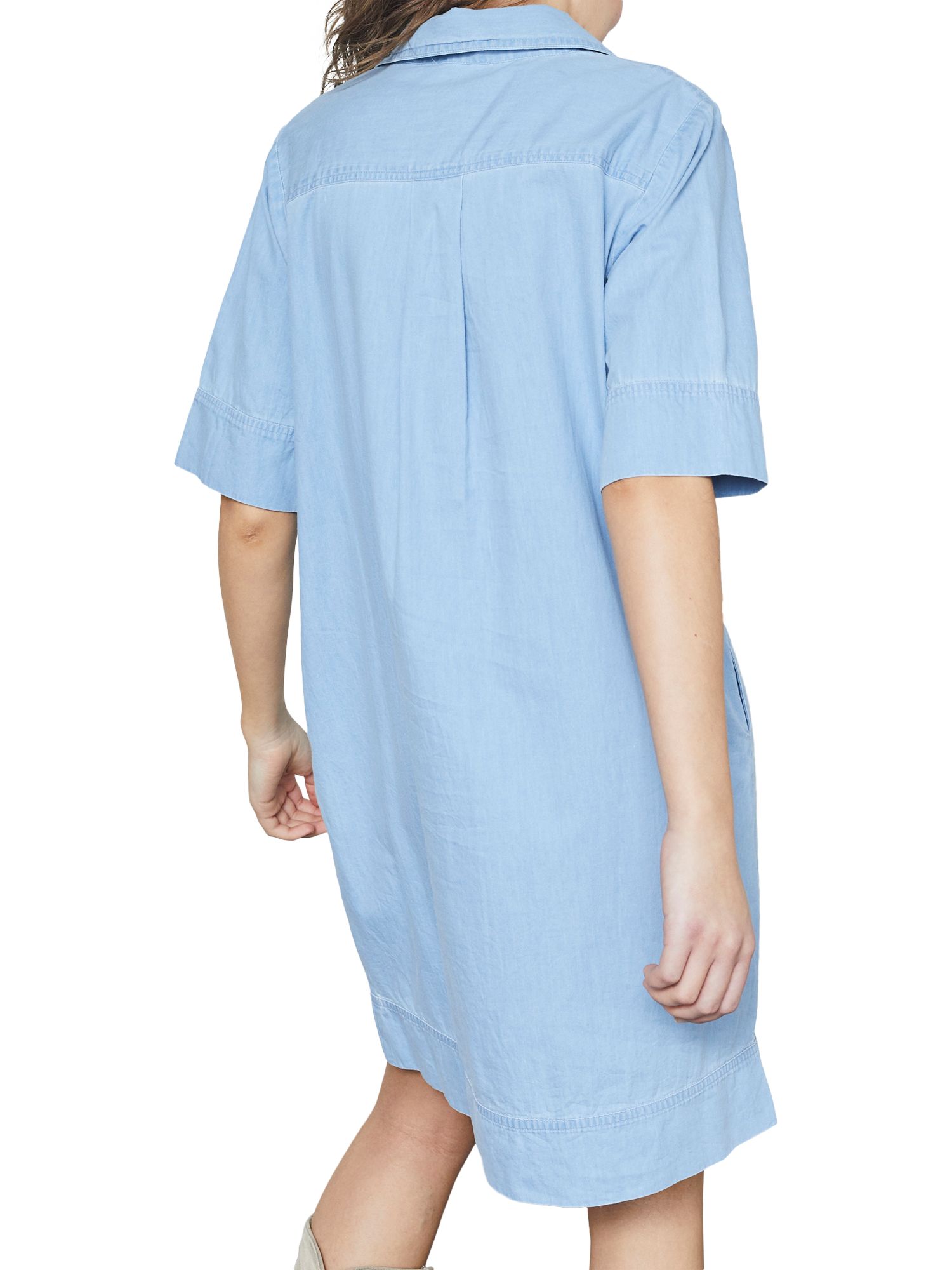 Product image 2 of 4, which shows Sisters Point Inusa Tunic Dress, Mid Blue, XS