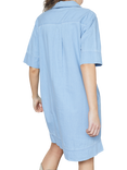 Sisters Point Inusa Tunic Dress, Mid Blue