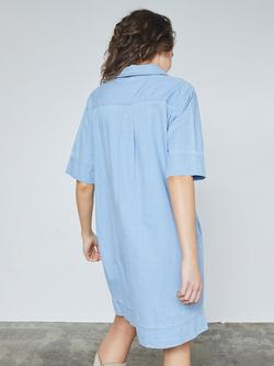 Sisters Point Inusa Tunic Dress, Mid Blue - view 2, Mid Blue