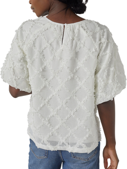 Sisters Point Vai Textured Top, Cream - view 2, Cream