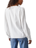 Sisters Point Vidar Embroidered Long Sleeve Top, White/Multi
