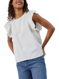 Sisters Point Vidar Ruffle Sleeve Top, White