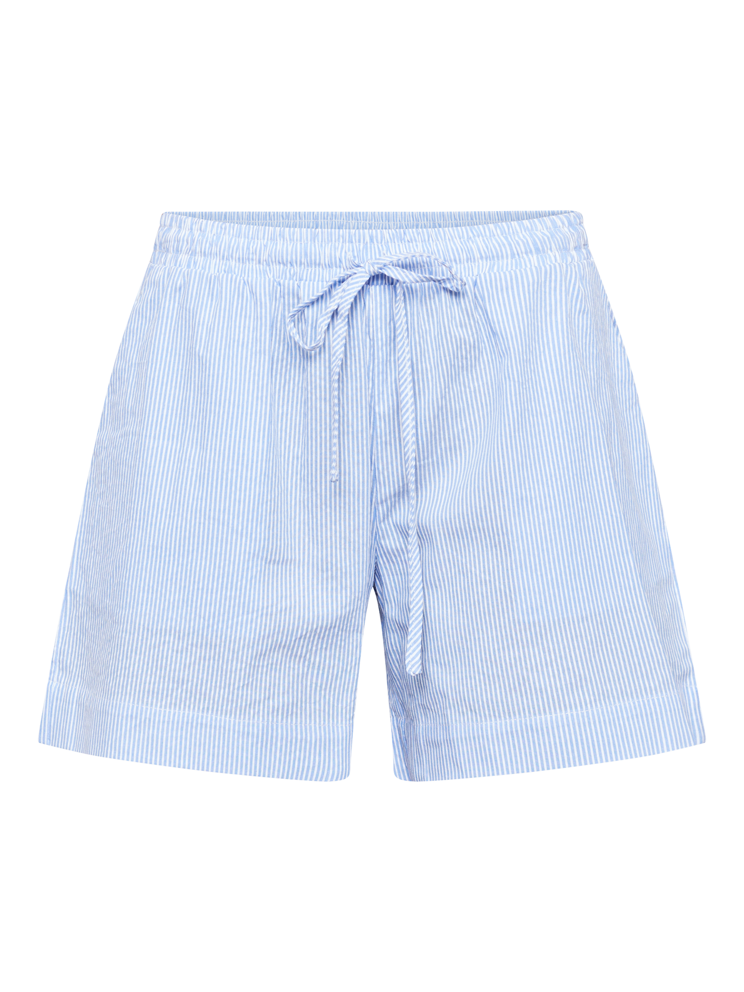 Product image 3 of 4, which shows Sisters Point Cotton Stripe Print Shorts, Blue/Multi, 8|10