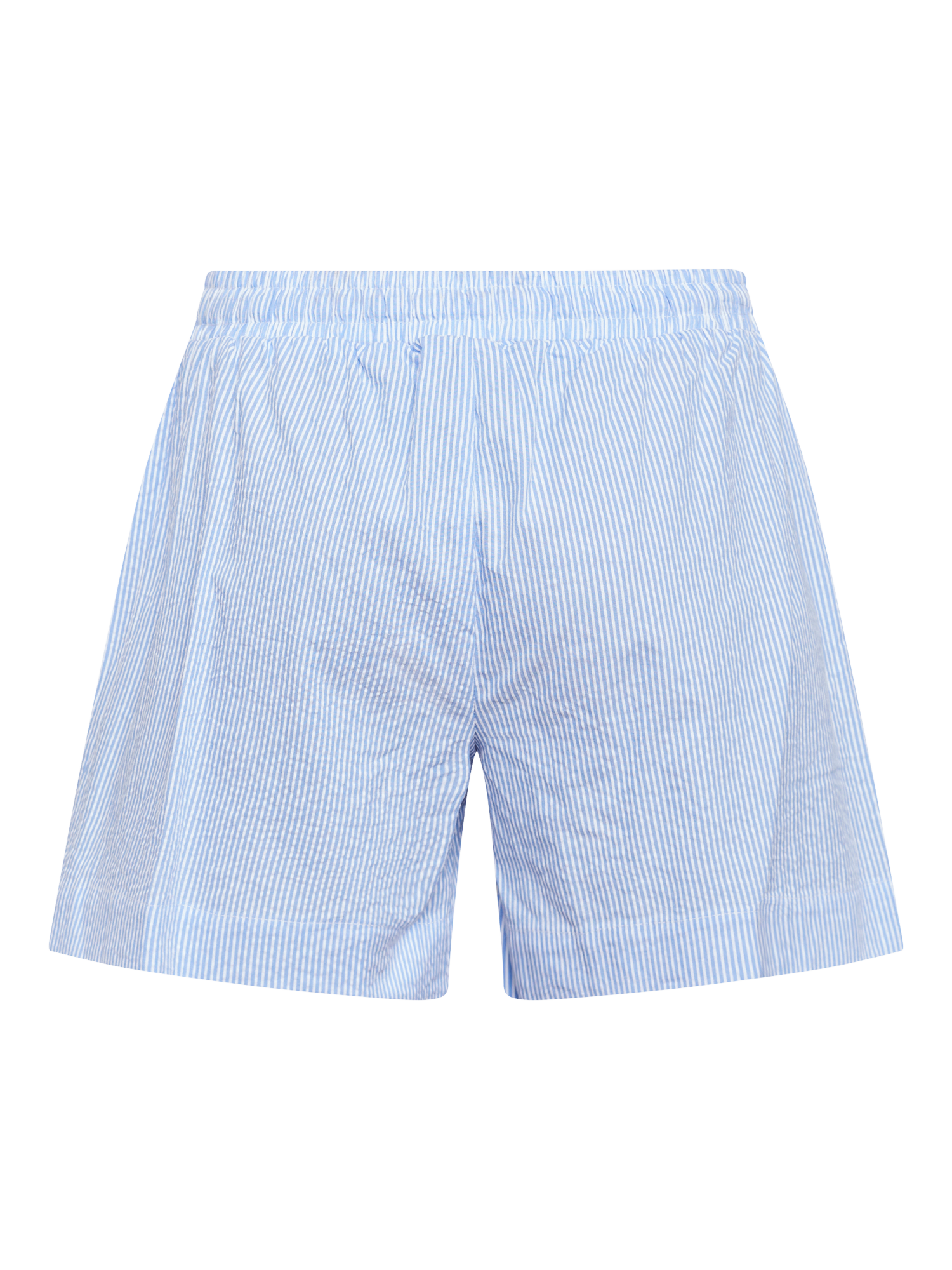 Product image 4 of 4, which shows Sisters Point Cotton Stripe Print Shorts, Blue/Multi, 8|10