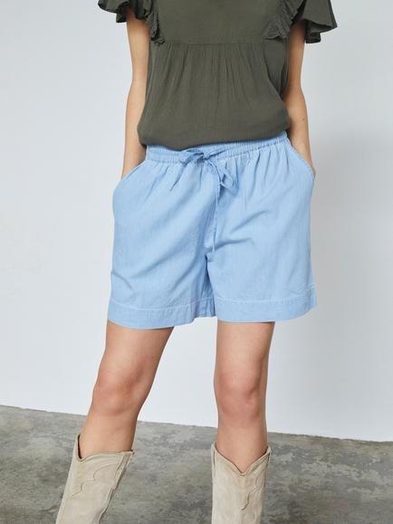 Sisters Point Inusa Drawstring Shorts, Mid Blue, Mid Blue