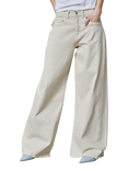 Sisters Point Onar Wide Leg Chinos, Natural Cream