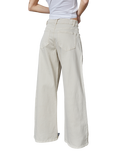 Sisters Point Onar Wide Leg Chinos, Natural Cream