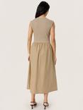 Soaked In Luxury Simone Stripe Bodice Dress