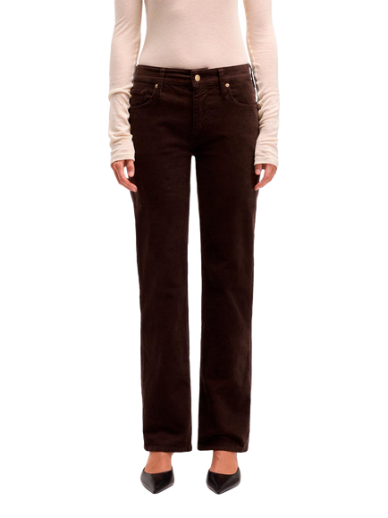 7 For All Mankind Calie Straight Corduroy Jeans, Brown