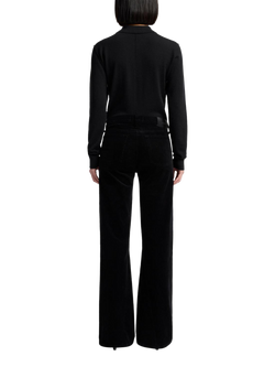 7 For All Mankind Twist Dojo Corduroy Jeans, Black - view 2, Black