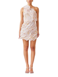 Elliatt Tulsia Ruffle Mini Dress, Pink/Multi