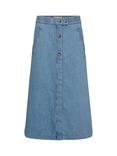 MOS MOSH Marti Organic Cotton Blend Denim Skirt, Mid Blue