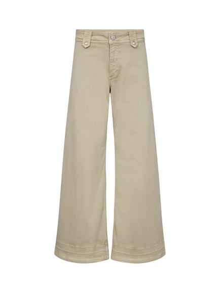 MOS MOSH Hermina Wide Leg Trousers, Mid Green, Mid Green