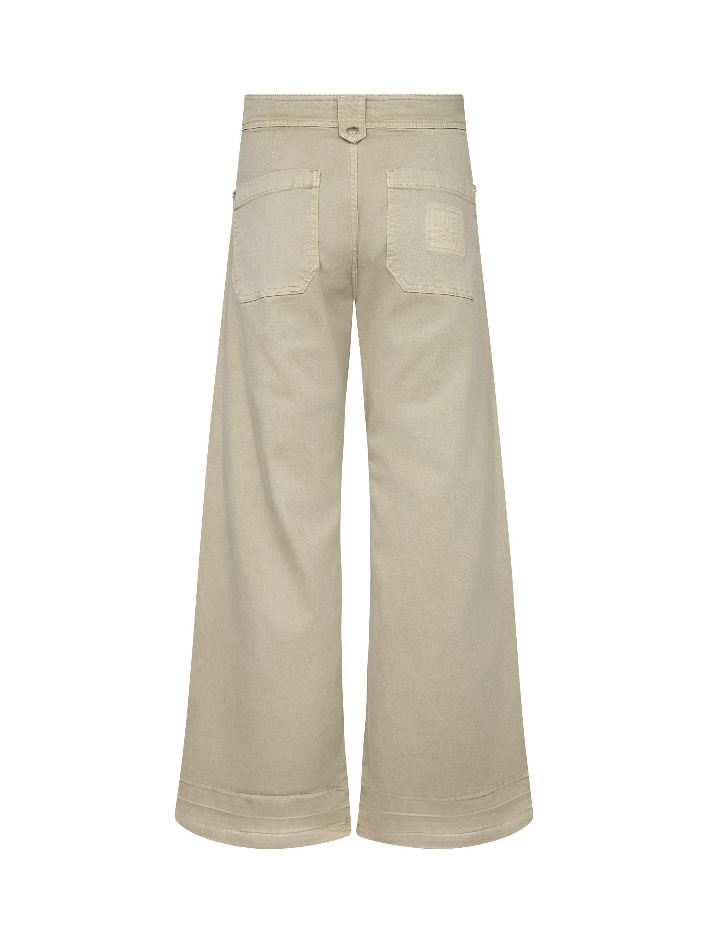 Product image 2 of 2, which shows MOS MOSH Hermina Wide Leg Trousers, Mid Green, 26R