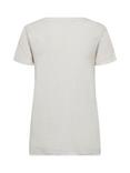 MOS MOSH Nadine Embroidered Sunburst T-Shirt, Natural Cream