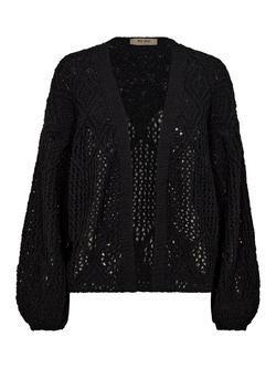 MOS MOSH Elba Knit Cardigan, Black, Black