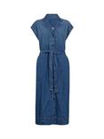 MOS MOSH Pitti Nalin Cotton Denim Midi Dress