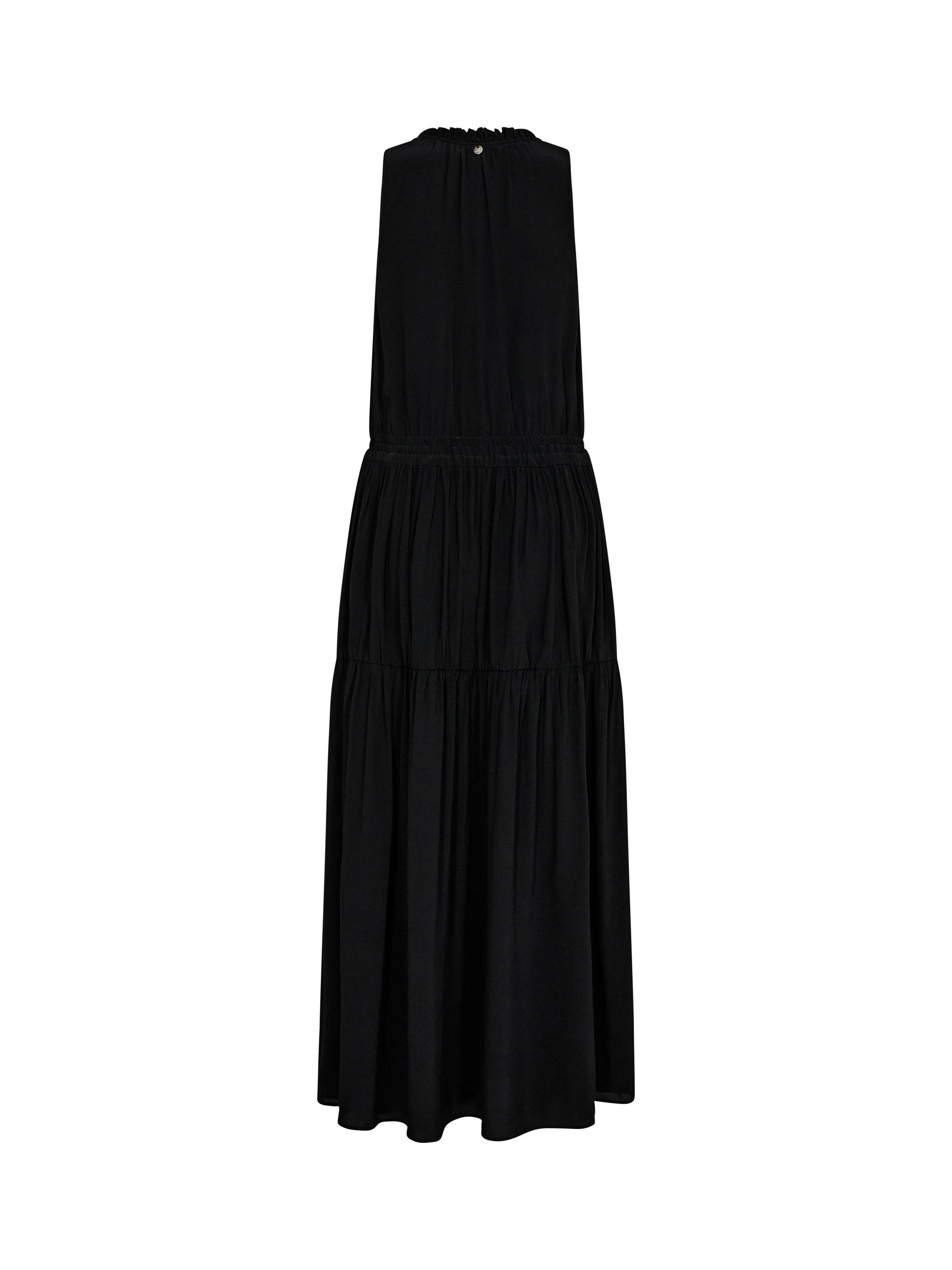 Product image 2 of 2, which shows MOS MOSH Sabri Solida A-Line V-Neck Tunic Maxi Dress, Black, S