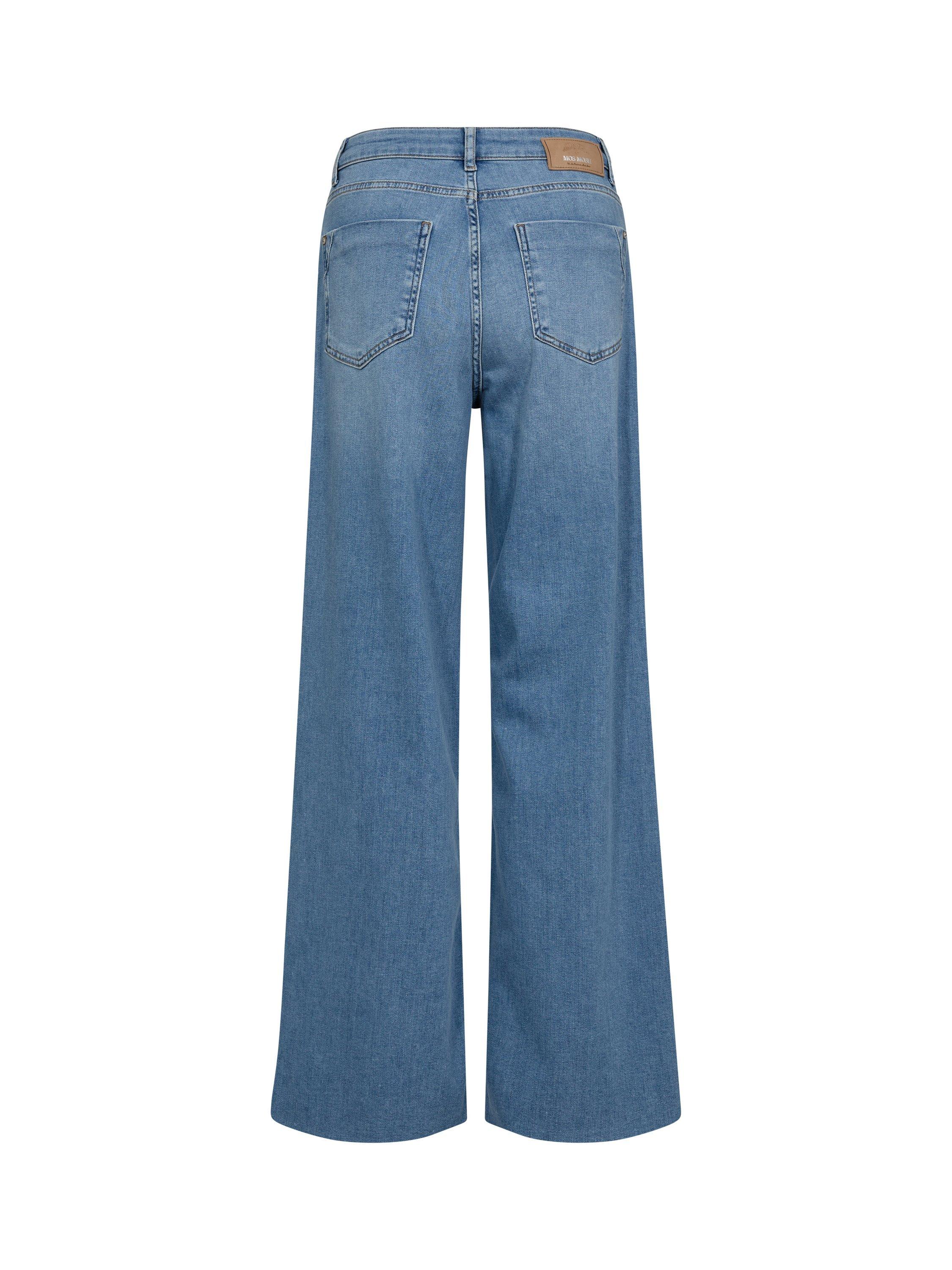 Product image 2 of 2, which shows MOS MOSH Dara Nora Wide Leg Jeans, Mid Blue, 25R